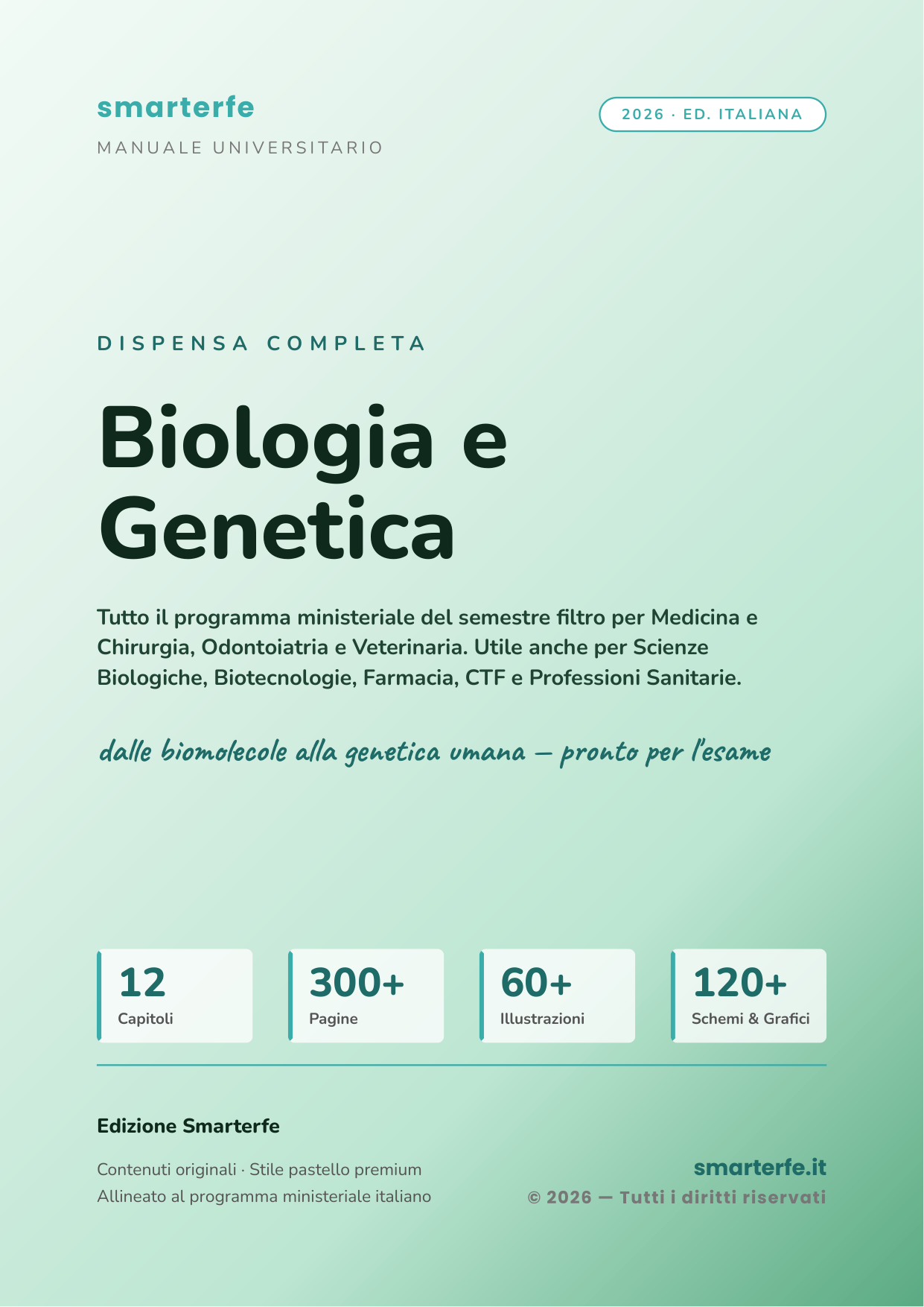 Copertina Biologia e Genetica
