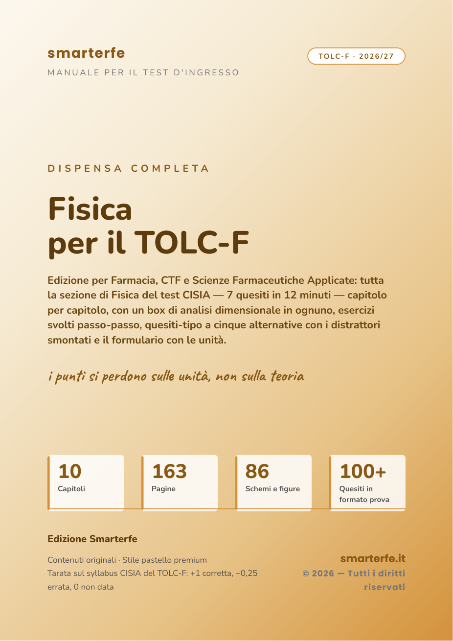 Copertina Fisica TOLC-F