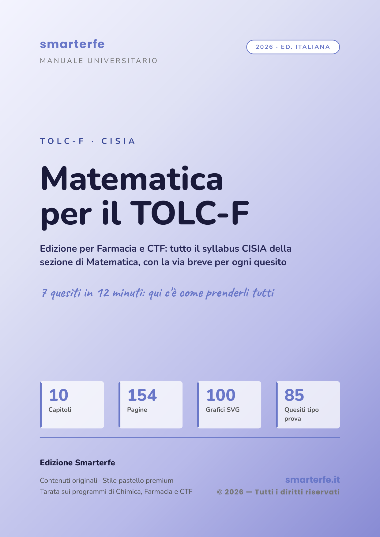 Copertina Matematica TOLC-F
