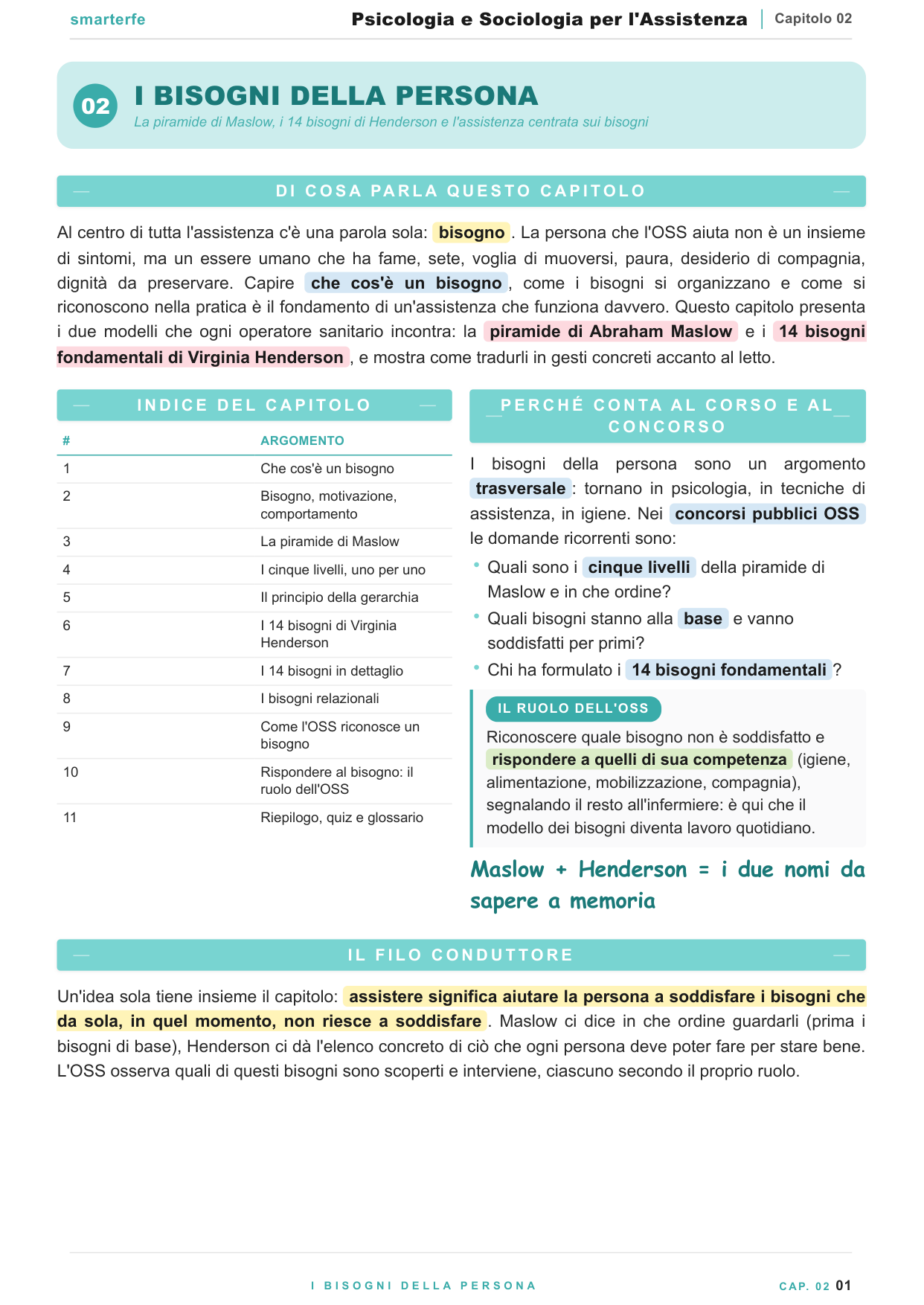Psicologia e Sociologia per l'Assistenza